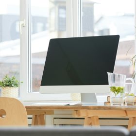 Computer on the table at office